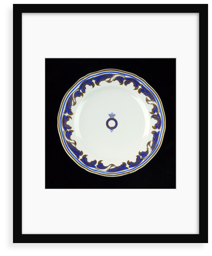 Plate used on RY 'Osborne' (1870) by W.T. Copeland & Sons Ltd.