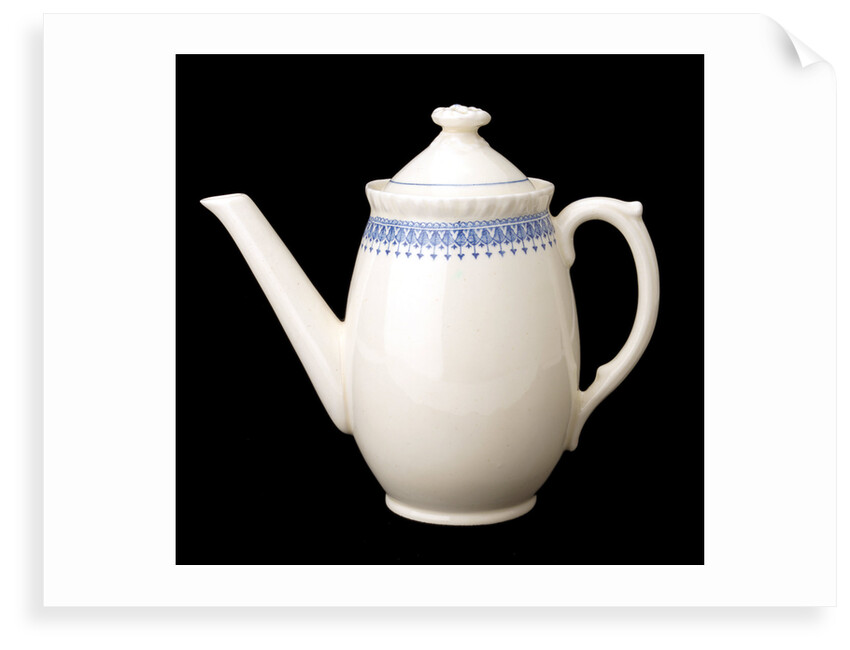 Coffee pot with lid by unknown