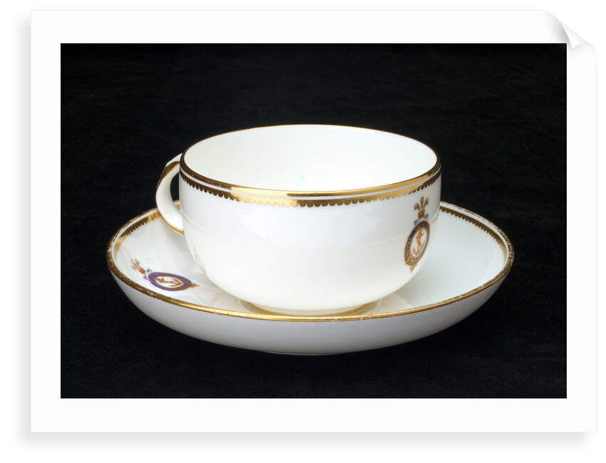 Cup used on RY 'Osborne' (1870) by Derby Crown Porcelain Co. Ltd.