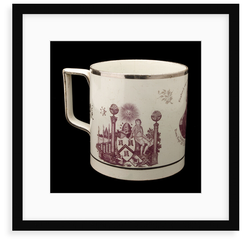 Creamware mug by unknown
