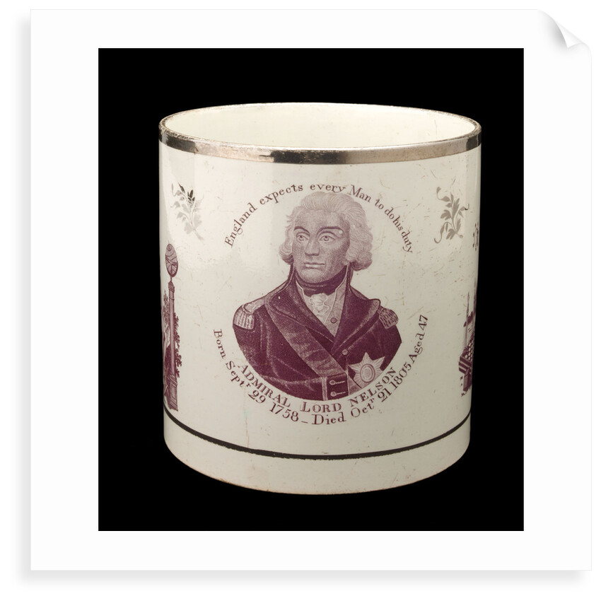 Creamware mug by unknown