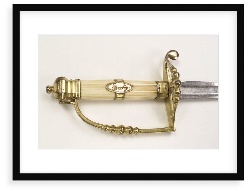 Five-ball hilted dress sword by unknown