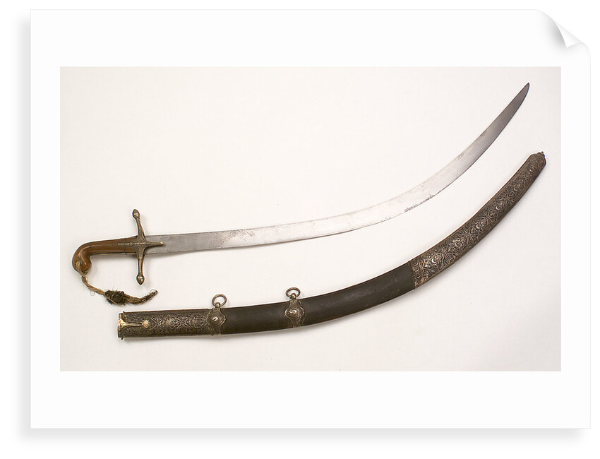 Scimitar which belonged to Captain Edward Crofton by unknown