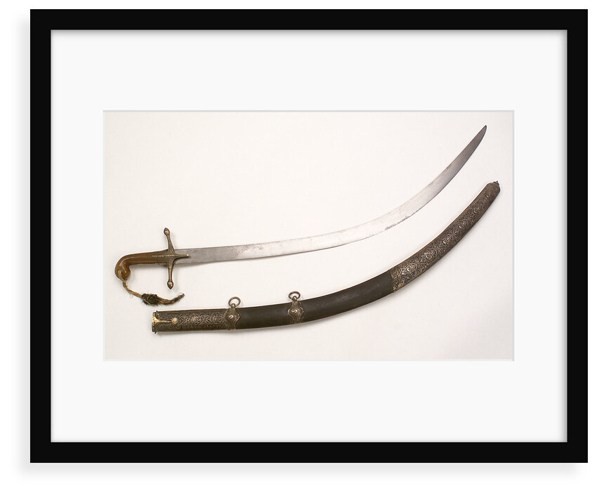 Scimitar which belonged to Captain Edward Crofton by unknown
