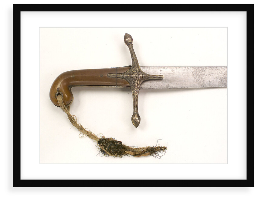 Scimitar which belonged to Captain Edward Crofton by unknown