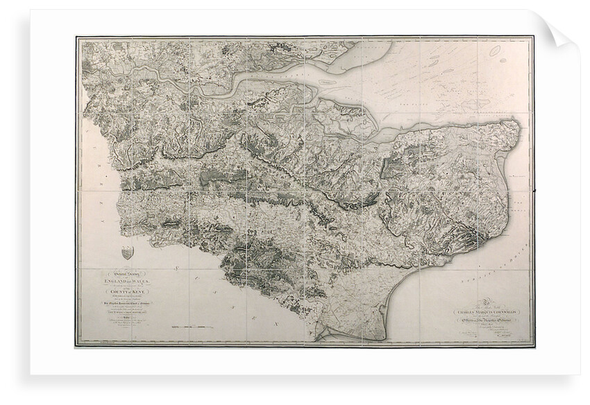 Ordnance Survey map of Kent by unknown