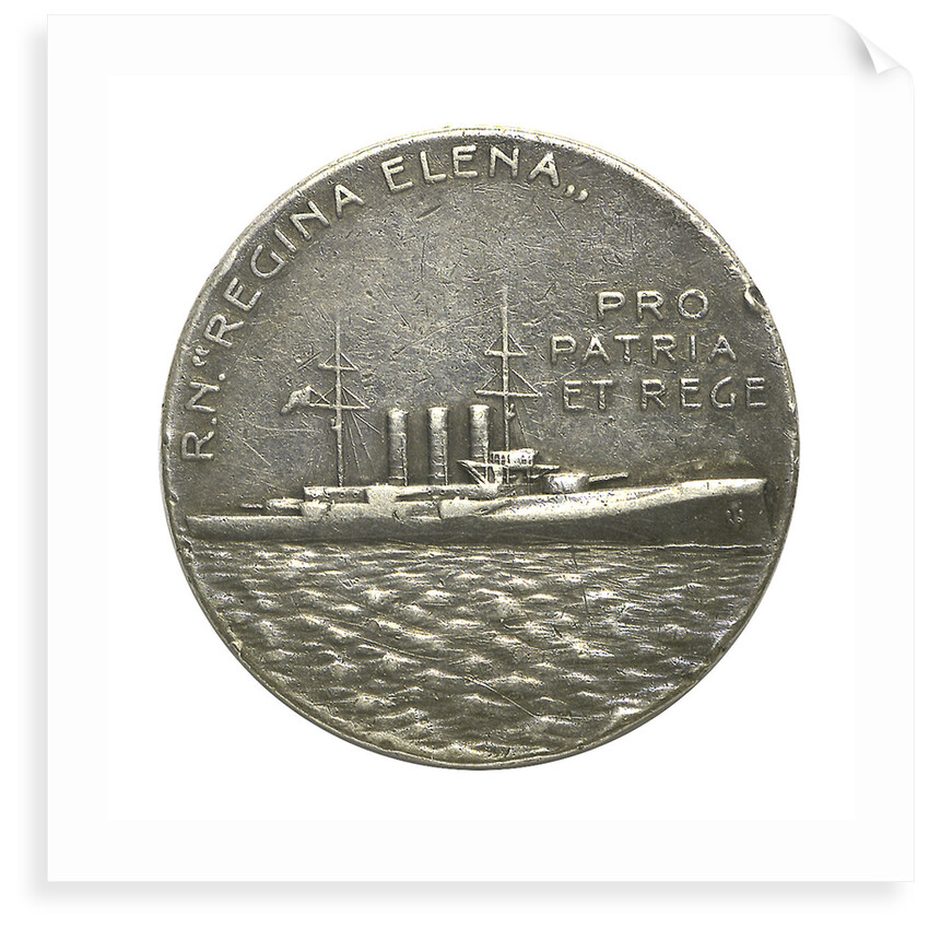 Medal commemorating 'Regina Elena'; reverse by S.J.