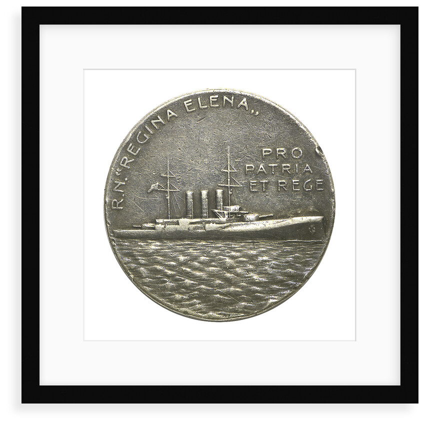 Medal commemorating 'Regina Elena'; reverse by S.J.