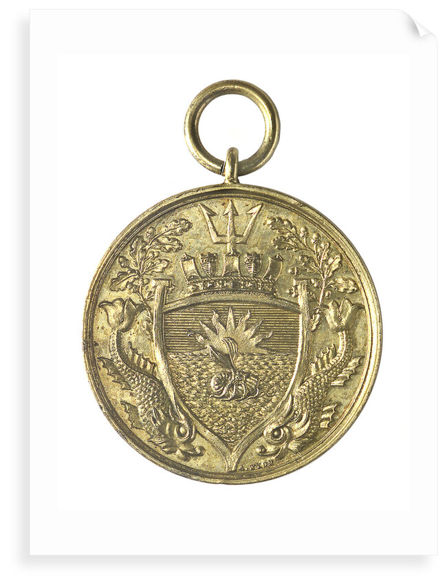 Medal commemorating the International Congress of Naval Architects & Marine Engineers, 1897; obverse by A. Wyon