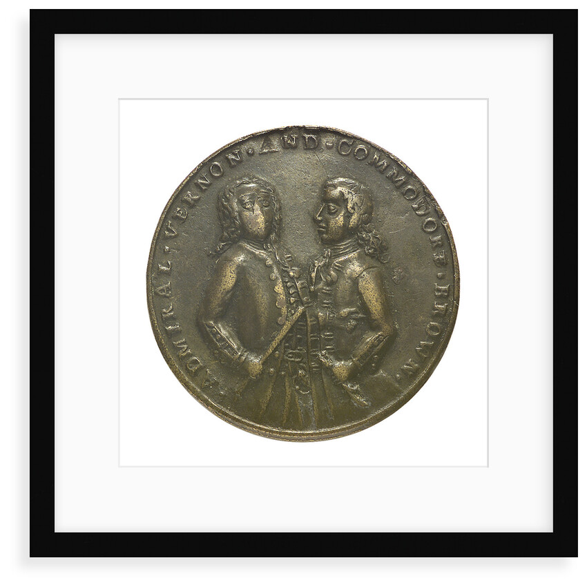 Medal commemorating the capture of Porto Bello by Admiral Vernon and Commodore Brown, 1739; reverse by unknown