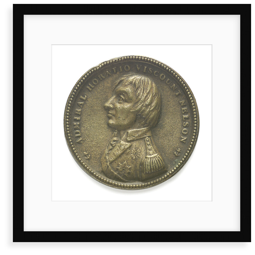 Medal commemorating Vice-Admiral Horatio Nelson (1758-1805); reverse by F. A.