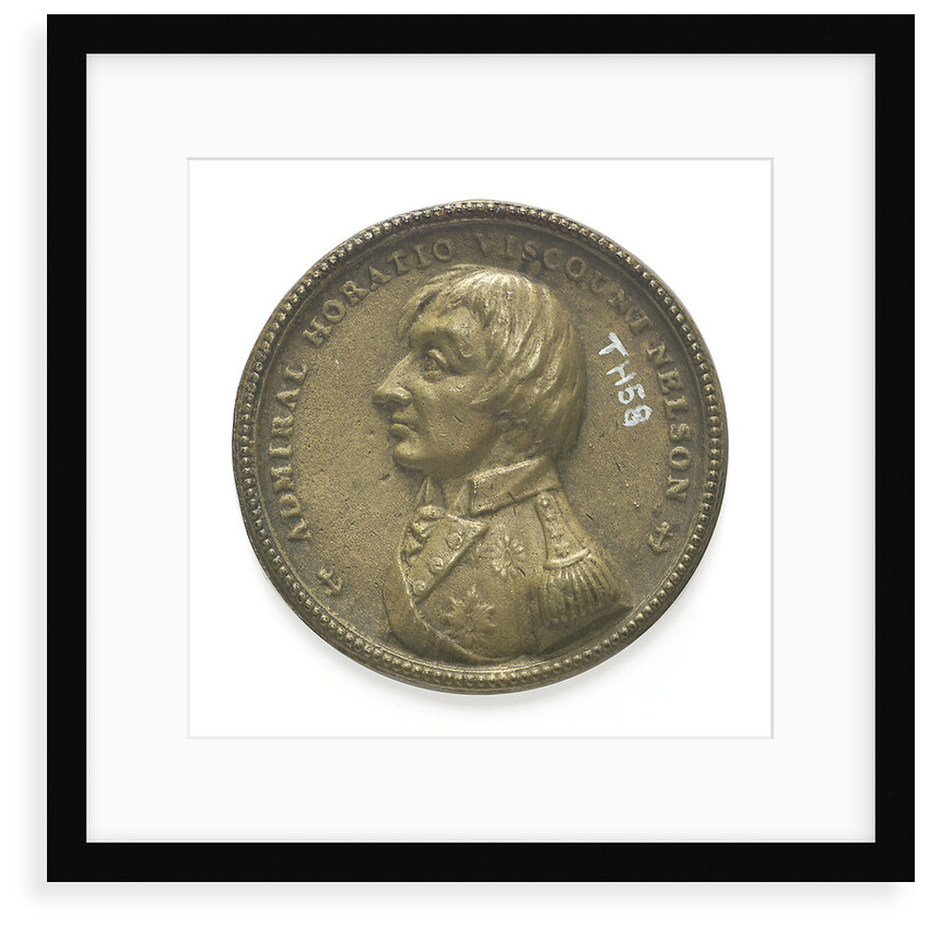 Medal commemorating Vice-Admiral Horatio Nelson (1758-1805); reverse by F. A.