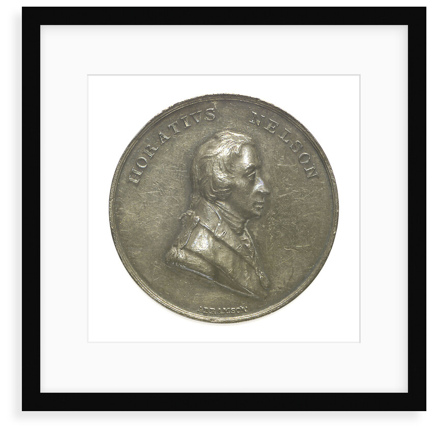 Medal commemorating Vice-Admiral Horatio Nelson (1758-1805); obverse by Abramson