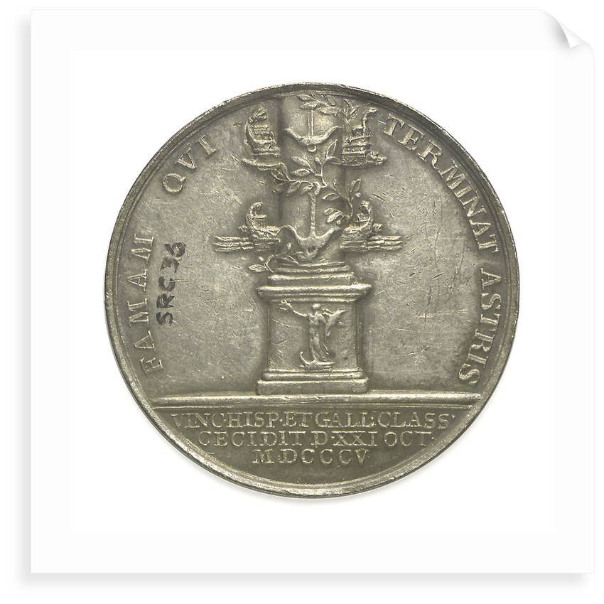 Medal commemorating Vice-Admiral Horatio Nelson (1758-1805); reverse by Abramson