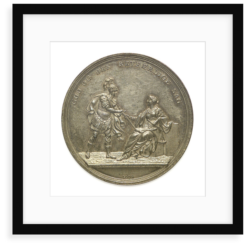 Medal commemorating the Battle of Copenhagen, 1801; obverse by D.F. Loos