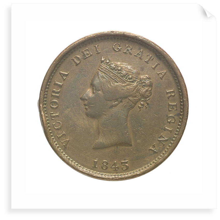 New Brunswick penny token; obverse by unknown