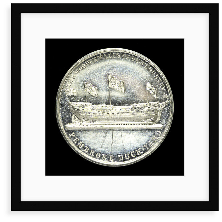 Medal commemorating the opening of the Pembroke Dock National School, 24 June 1844; reverse by Unknown