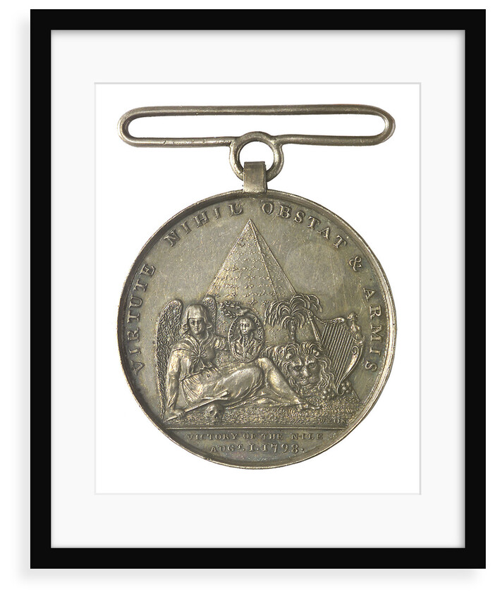 Medal commemorating the Battle of the Nile, 1798; obverse by T. Wyon