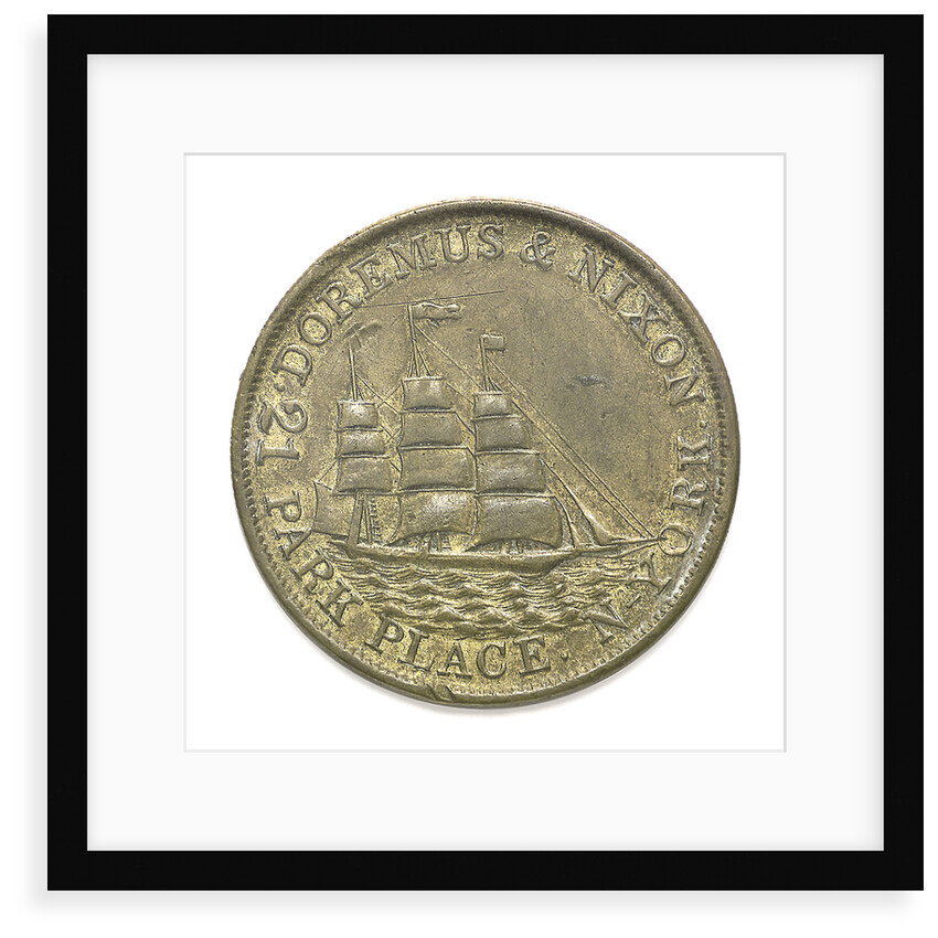 Token, Doremus & Nixon, New York; obverse by unknown