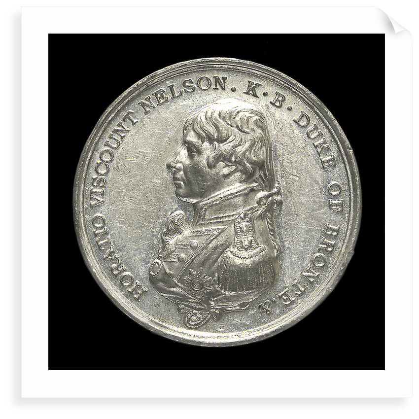 Medal commemorating the centenary of the Battle of Trafalgar, 1905; obverse by Spink & Son Ltd.