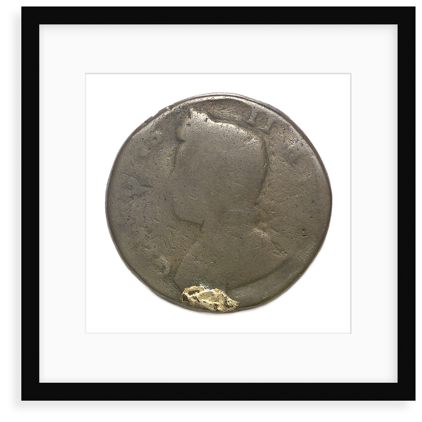 Halfpenny; obverse by unknown
