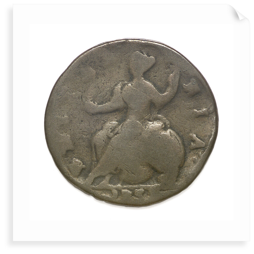 Halfpenny; reverse by unknown
