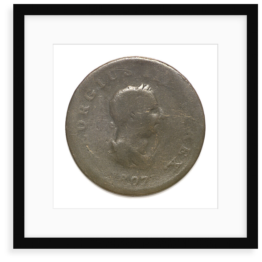 Halfpenny; reverse by unknown