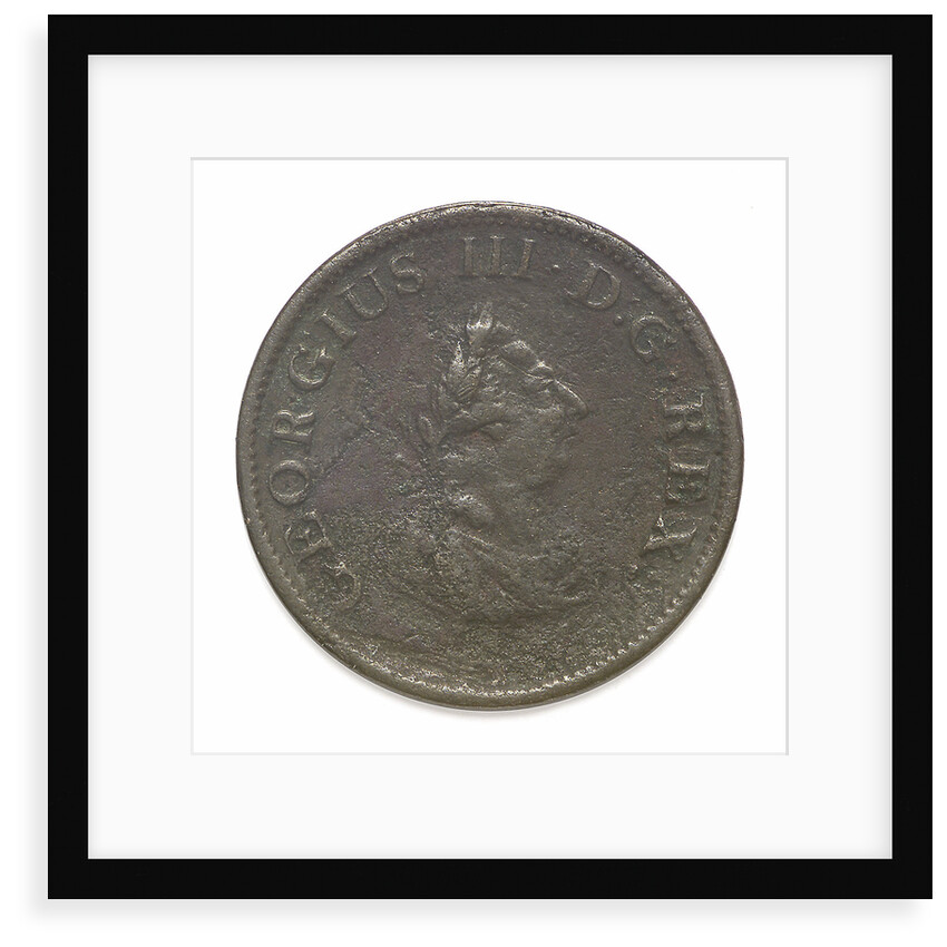Halfpenny; reverse by unknown