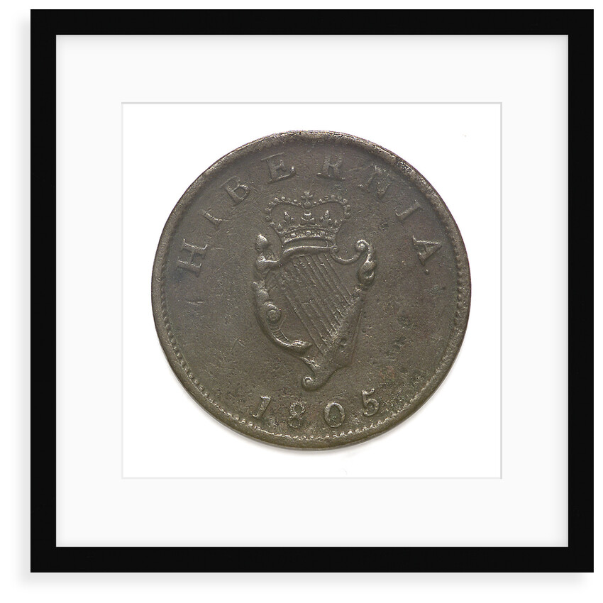 Halfpenny; reverse by unknown