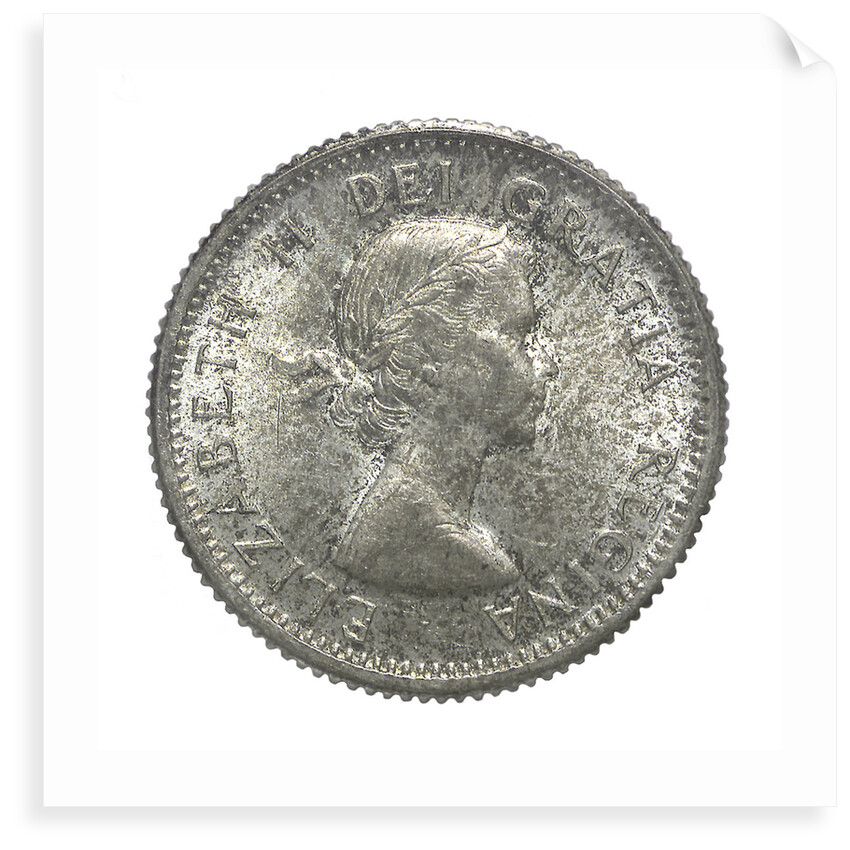 10 cents coin; obverse by Unknown