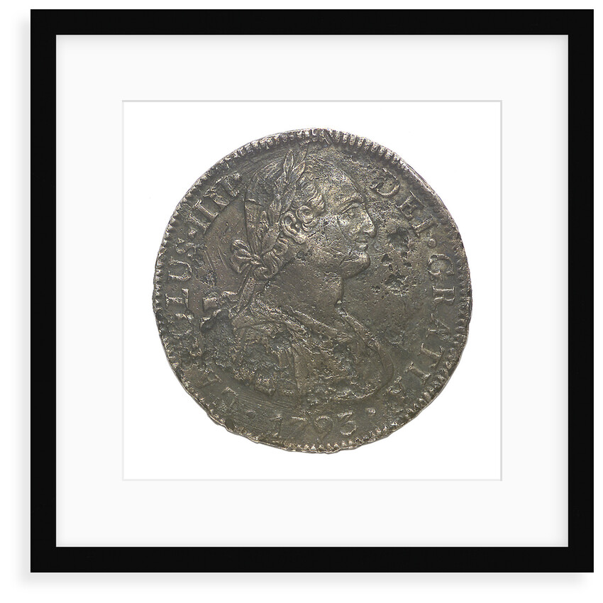 Eight reales; obverse by unknown
