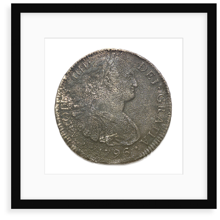 Eight reales; obverse by unknown