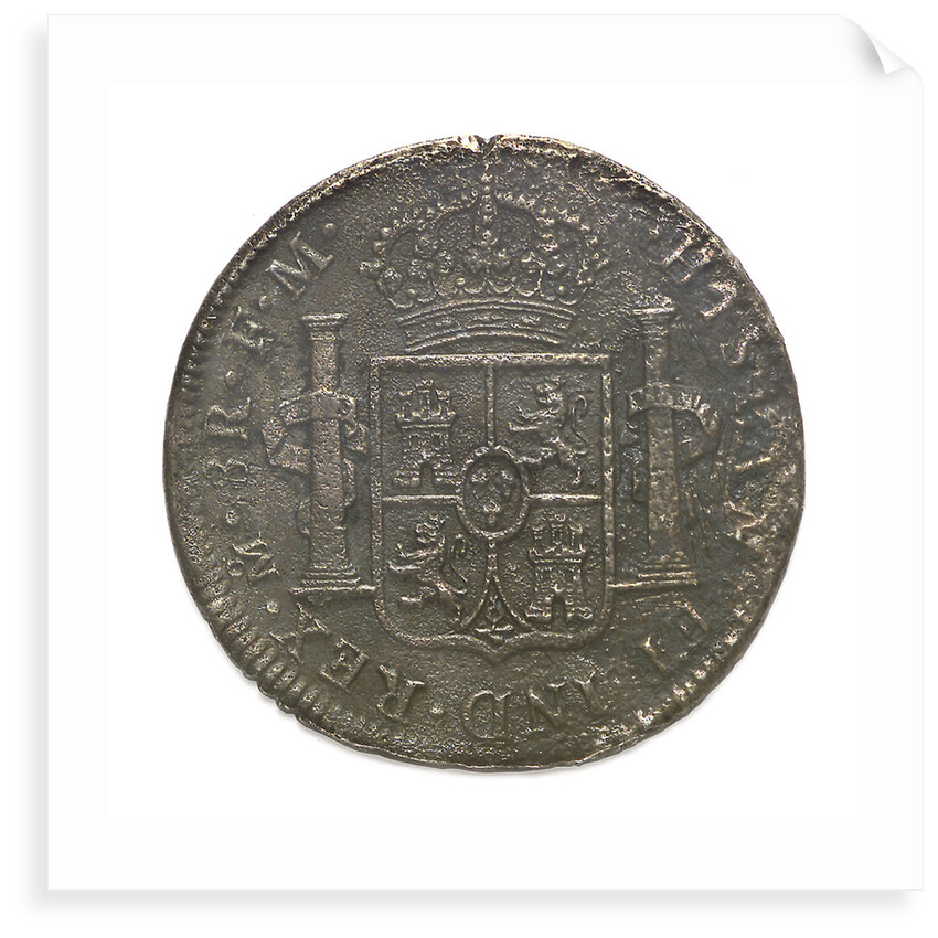 Eight reales; reverse by unknown