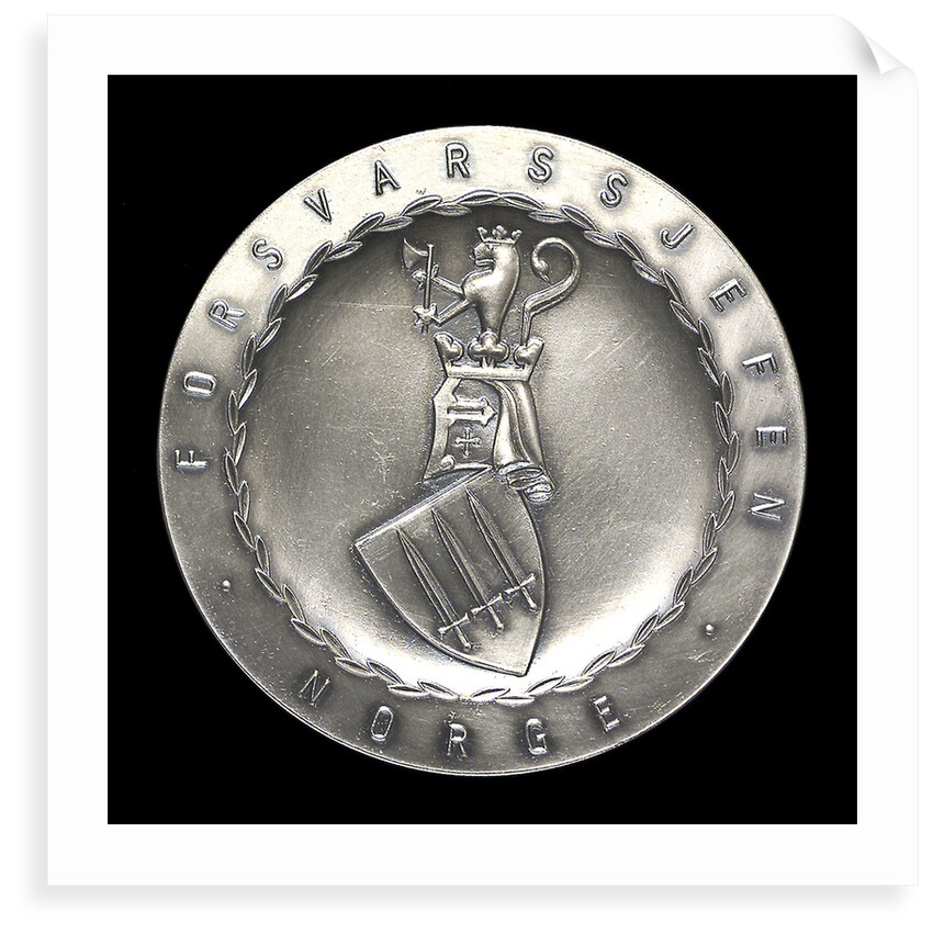 Commemorative medal; obverse by Knut Larsen