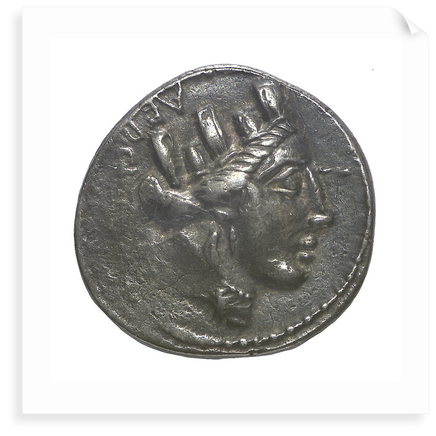 Denarius; obverse by P. Fourius Crassipes