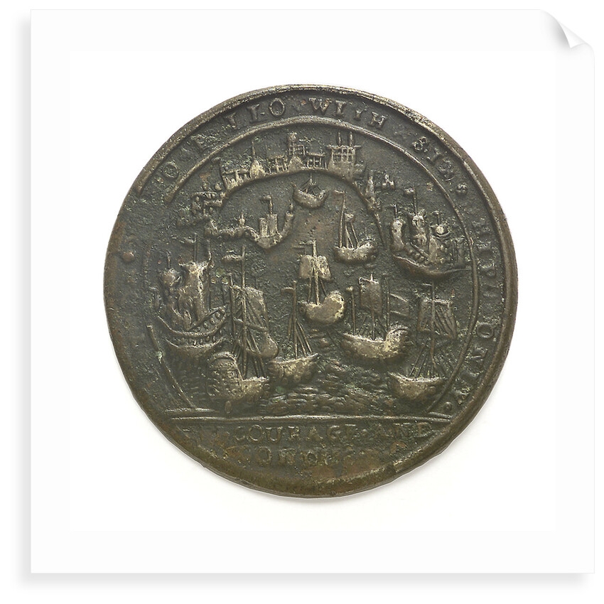 Medal commemorating Admiral Edward Vernon (1684-1757) and the capture of Porto Bello, 1739 by unknown