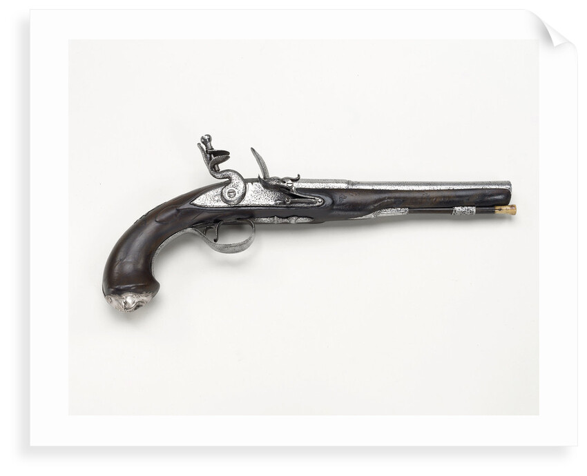 Flintlock pistol by unknown