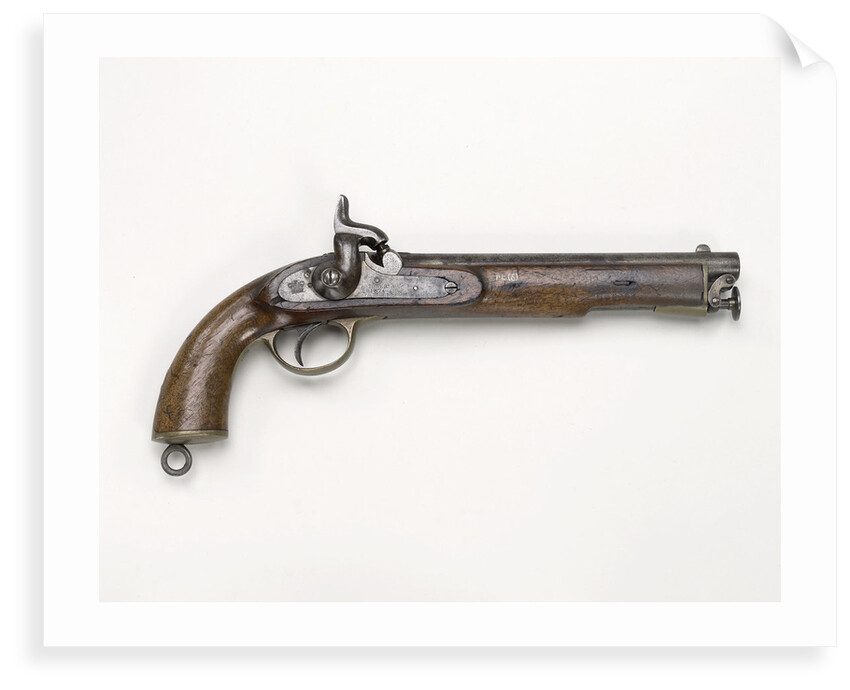 Percussion pistol, 1856 pattern by unknown