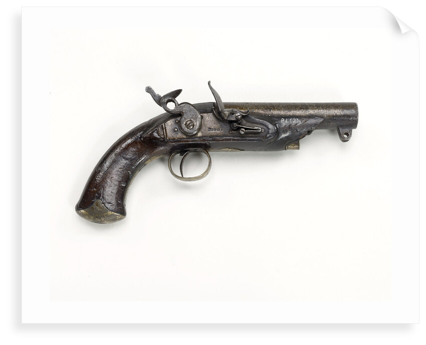 Flintlock pistol by J. Rigby