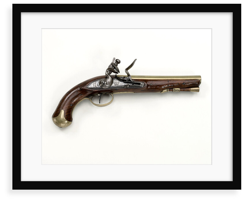 Brass Barrel pistol by H. Nock, 1796 by Henry Nock