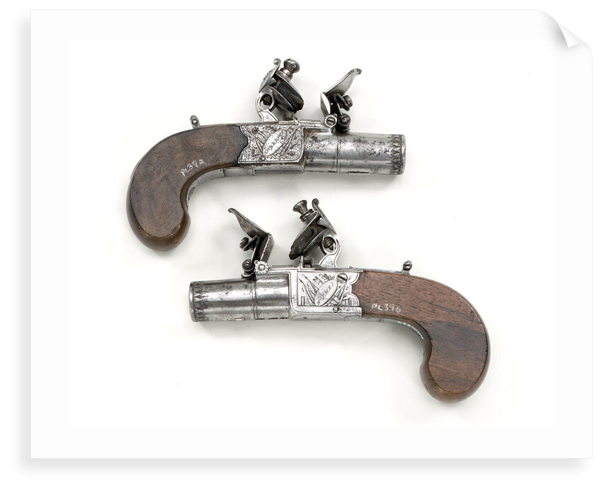 Flintlock pistols by Holmes
