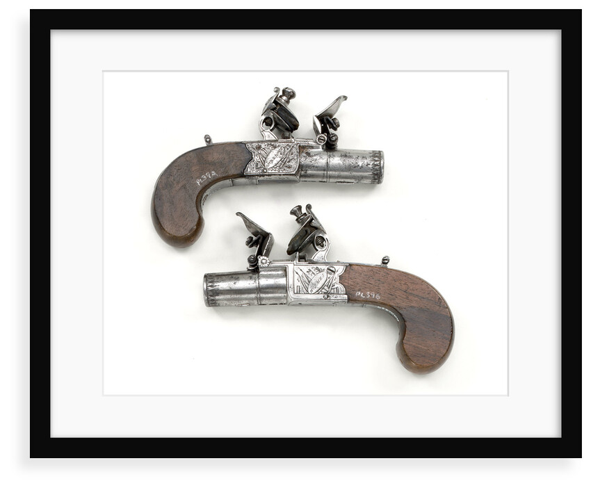 Flintlock pistols by Holmes