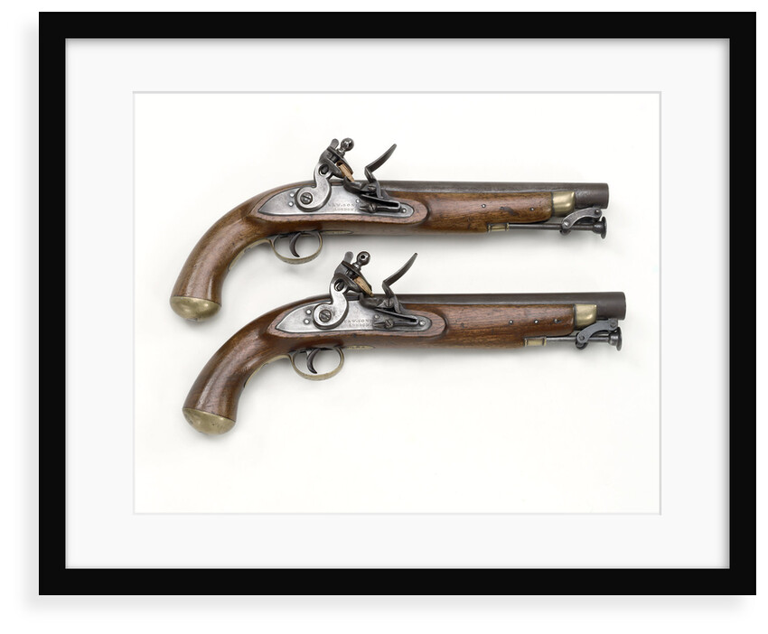Flintlock pistols by E. & W. Bond