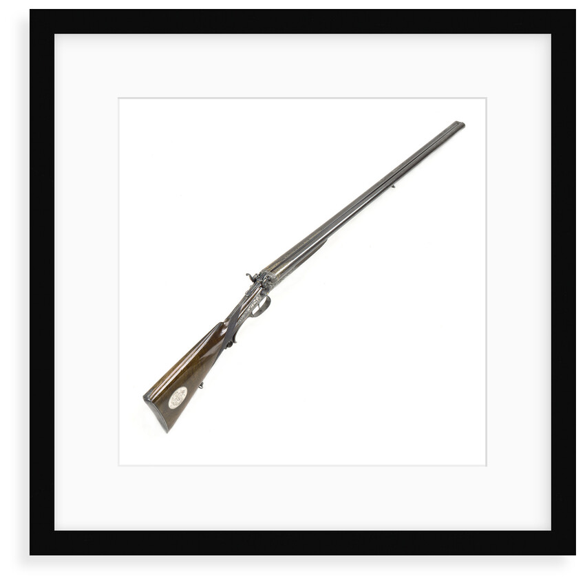 Double barrelled shotgun owned by the Sultan of Witu by W. Foerster