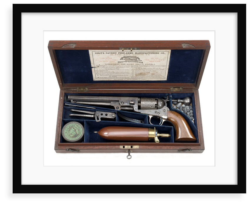 Percussion revolver by Samuel Colt