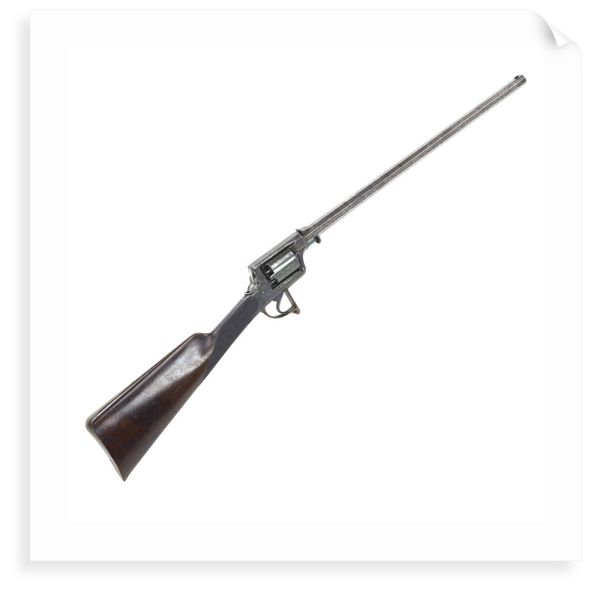 Revolving rifle by R. Adams