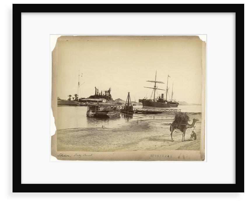 Station, Suez Canal by unknown