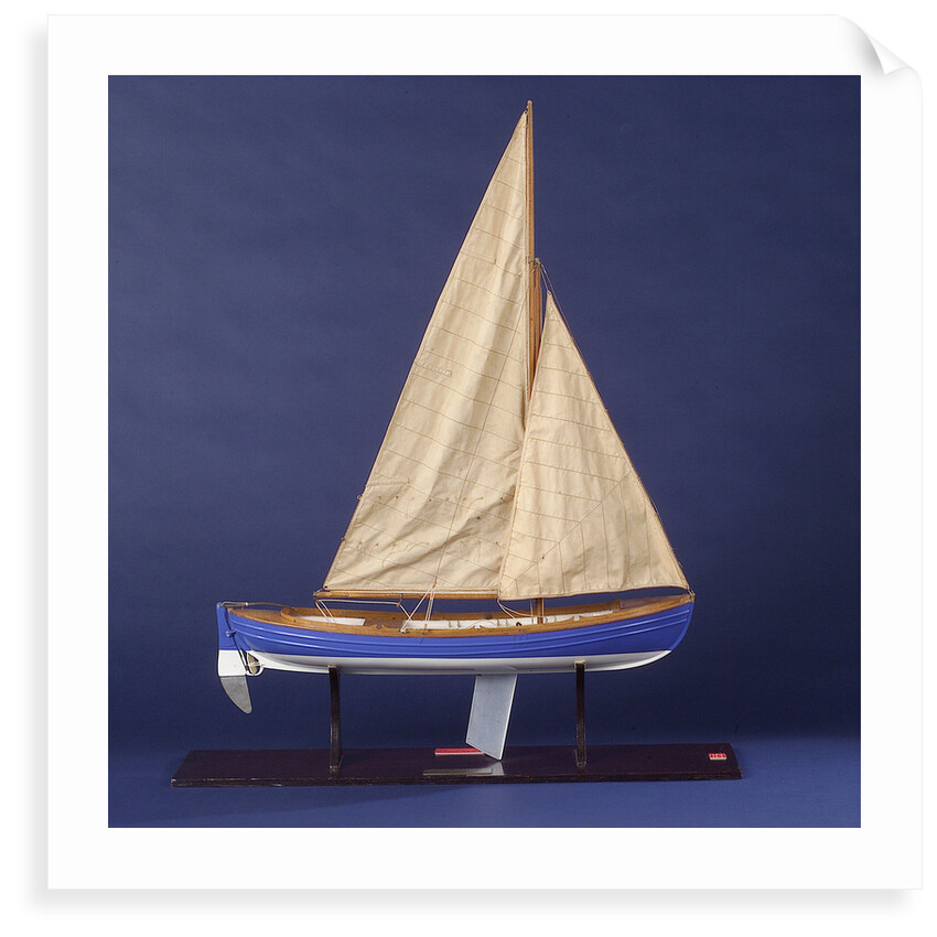 Full hull model, whaler, starboard broadside by unknown