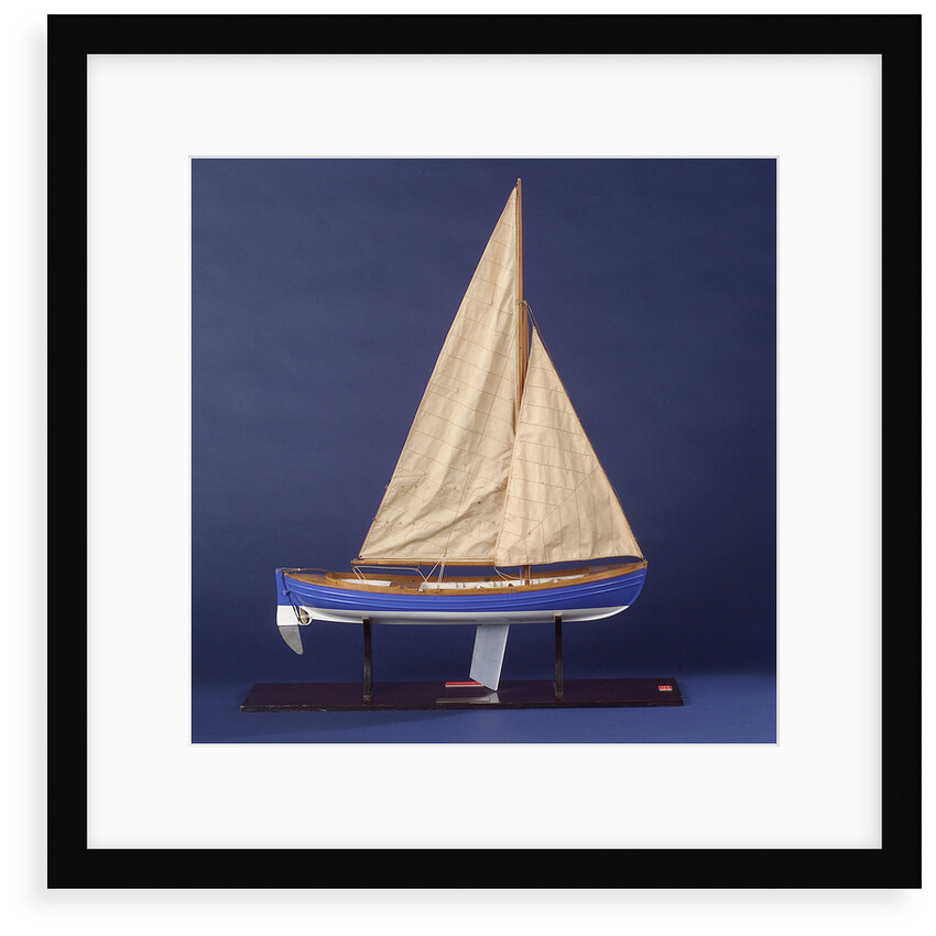 Full hull model, whaler, starboard broadside by unknown