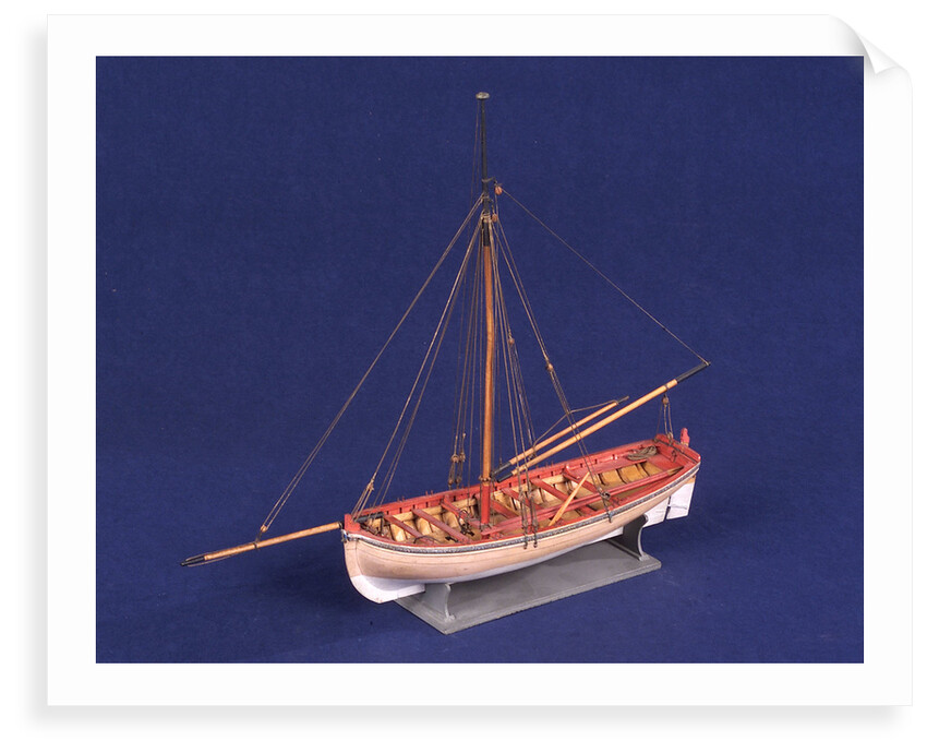 Ship's longboat; 'Medway', port by unknown